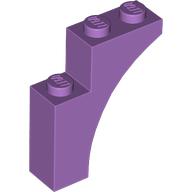 Lego Brick Arch 1 x 3 x 3 [Gothic] / Medium Lavender