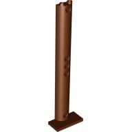 Lego Support Half Round 2 x 4 x 13 / Reddish Brown