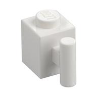 Lego Brick Special 1 x 1 with Handle / White