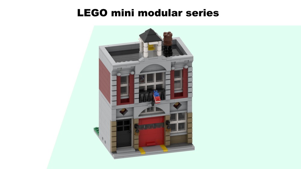 Lego Mini Modular: fire brigade