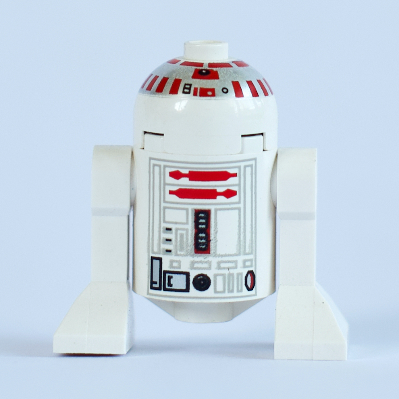 Lego Astromech Droid, R5-D4, Short Stripes, 30361c Body