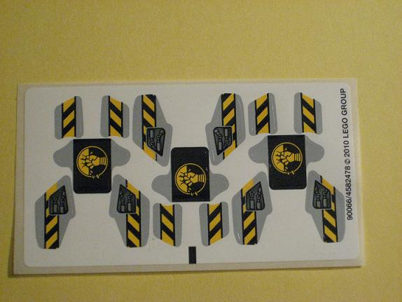 Lego Sticker Sheet for Set 7157-1