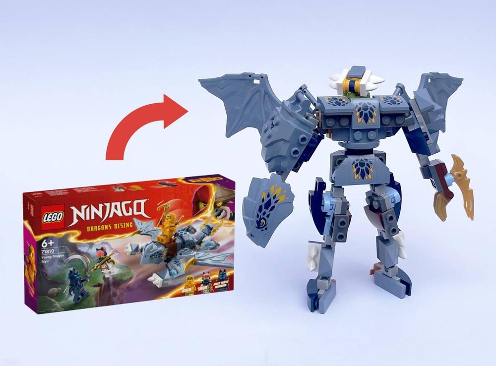 Lego Dragon Riyu Mech 71810 Alt Build