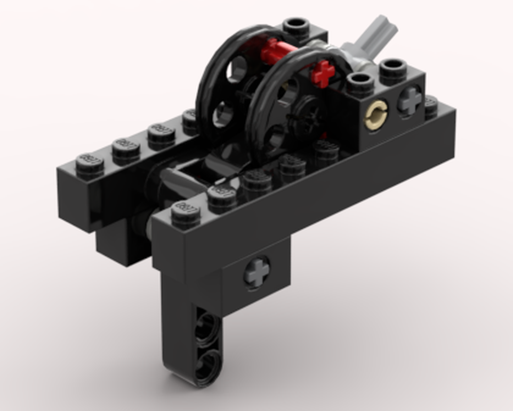 Lego Rubber Band Gun Mechanism