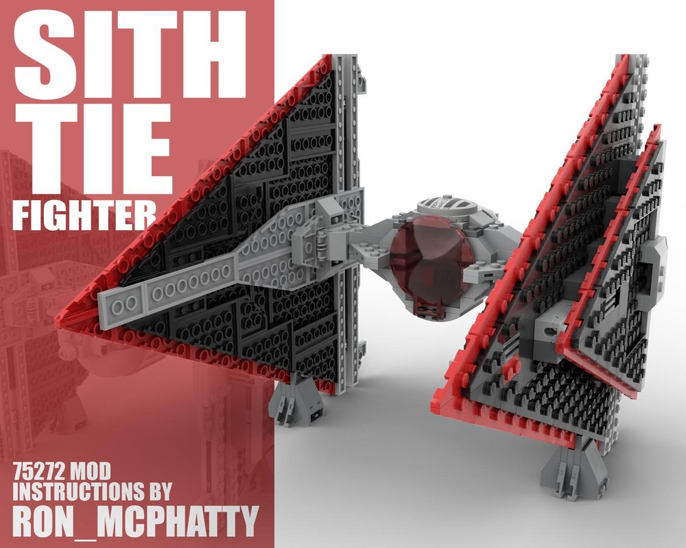 Lego Sith TIE Fighter set 75272 MOD