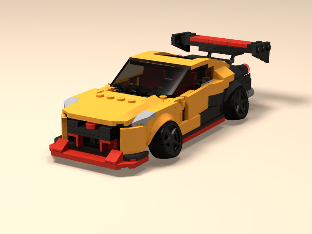 Lego Nissan GTR Orange and Black 76896