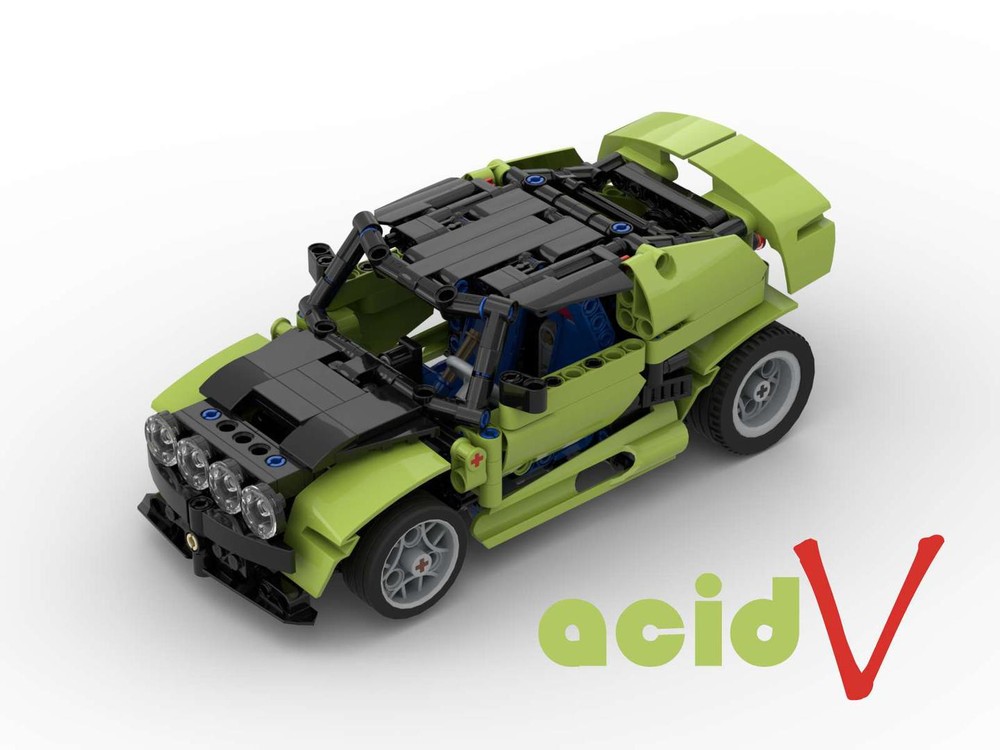 Lego acid-V rally car