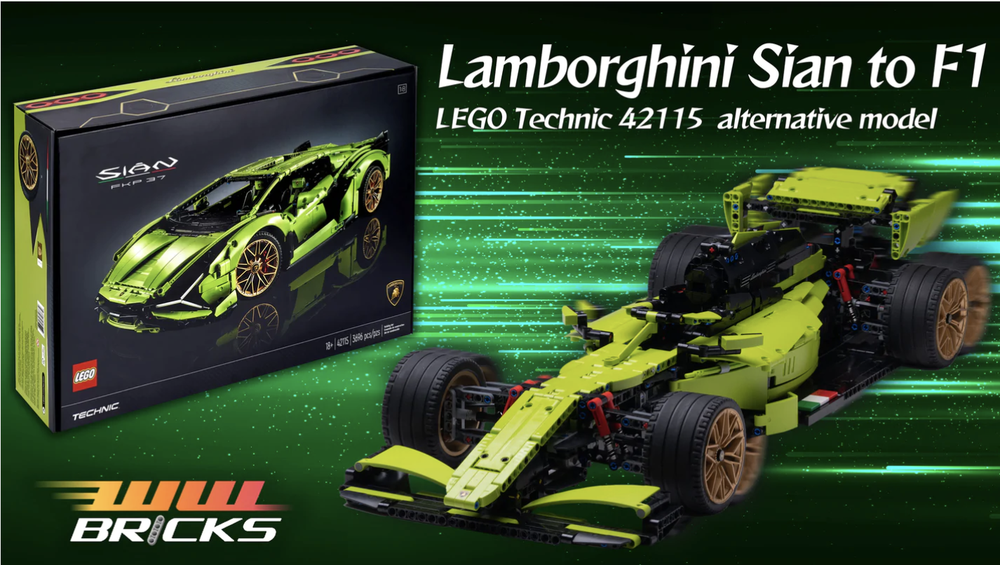 Lego [MOC] LEGO Technic 42115 Lamborghini F1 Car 2022 ver.