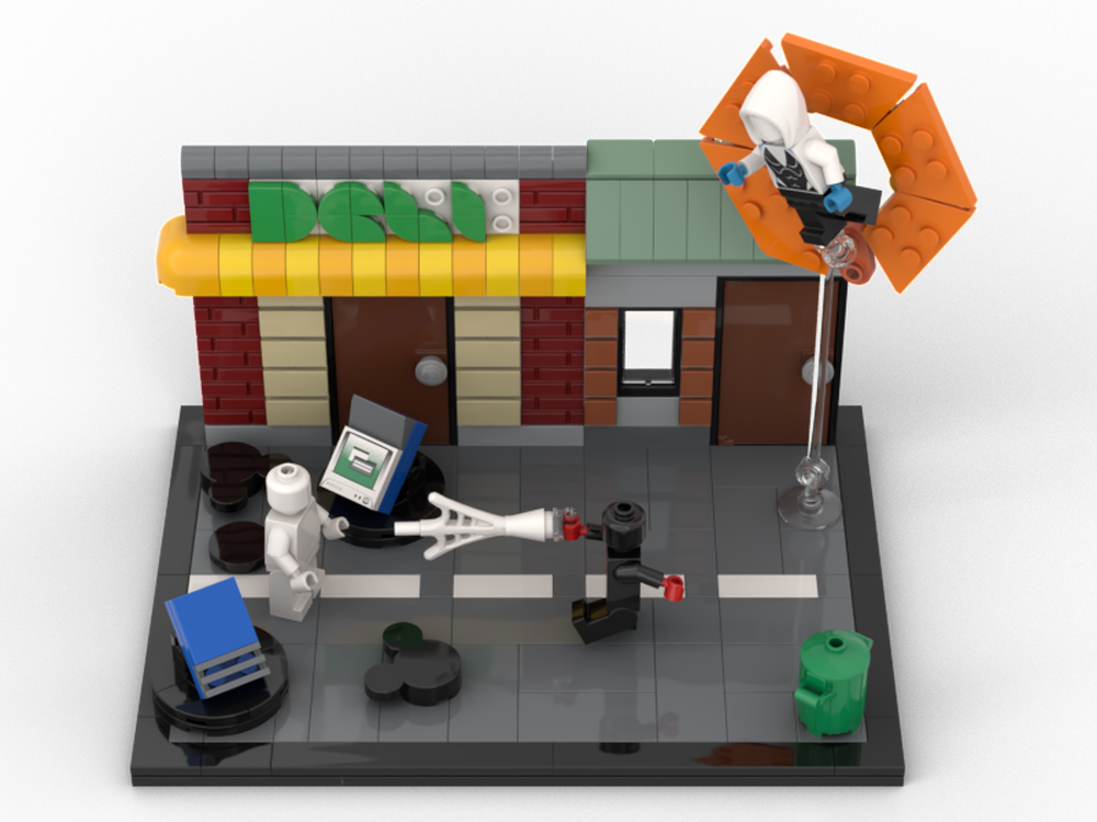 Lego Spot Showdown Diorama