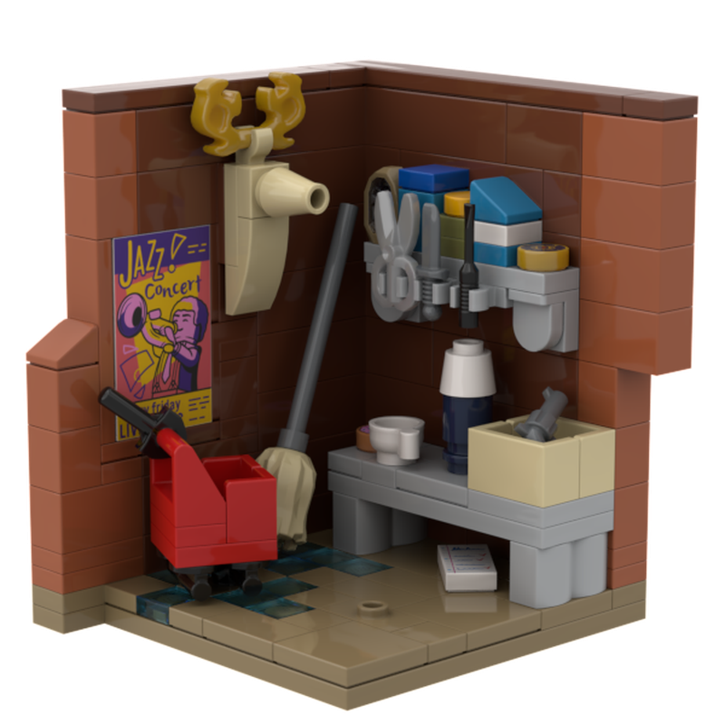 Lego Alan Wake 2 Vignette - Safe Room