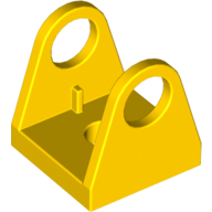 Lego String Reel 2 x 2 Winch Holder / Yellow