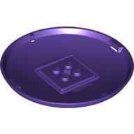 Lego Pod, Bottom Cap 9 x 9 x 1 X-Pod / Dark Purple