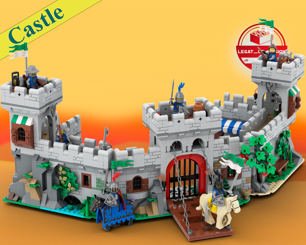 Lego 6073 Knight`s Castle Remake