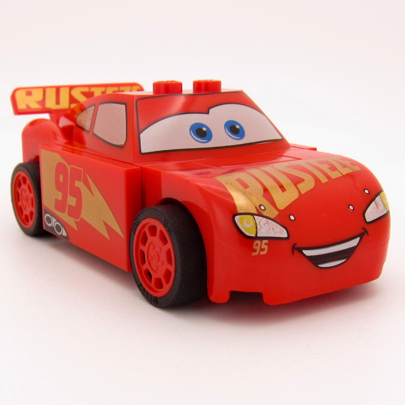 Lego Lightning McQueen, Juniors, Large Rust-eze Logo