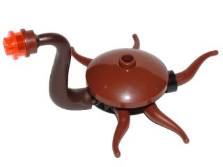 Lego Dianoga with Dark Brown Neck - Brick Built
