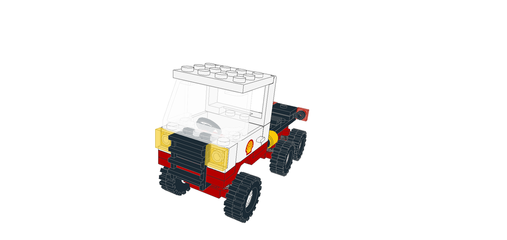 Lego 1987 Retro Shell 6x6