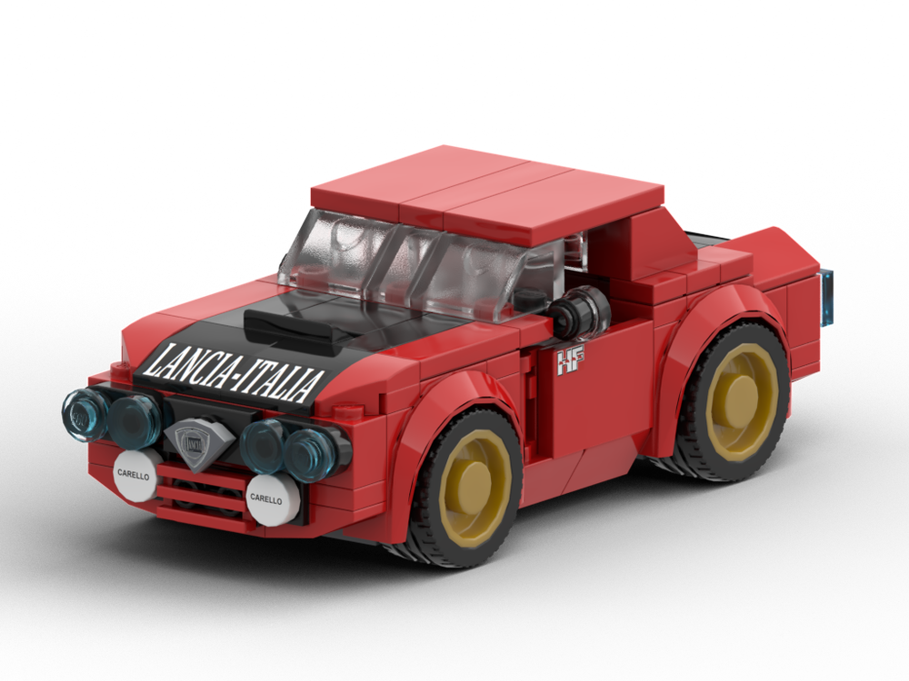 Lego Lancia Fulvia HF Montecarlo Stud6