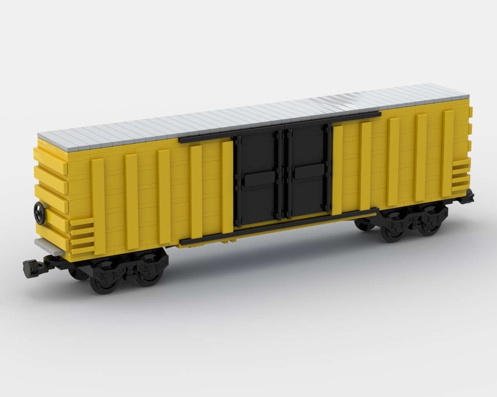 Lego 60ft Boxcar High Cube Double Door