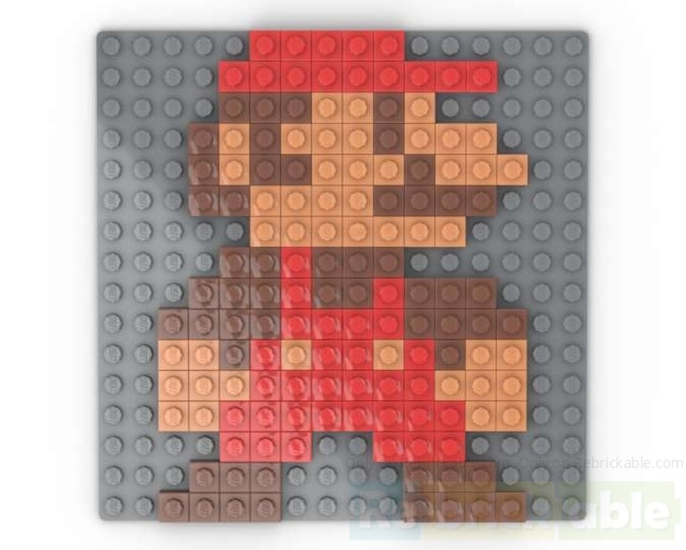 Lego Pixel Mario
