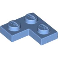 Lego Plate 2 x 2 Corner / Medium Blue