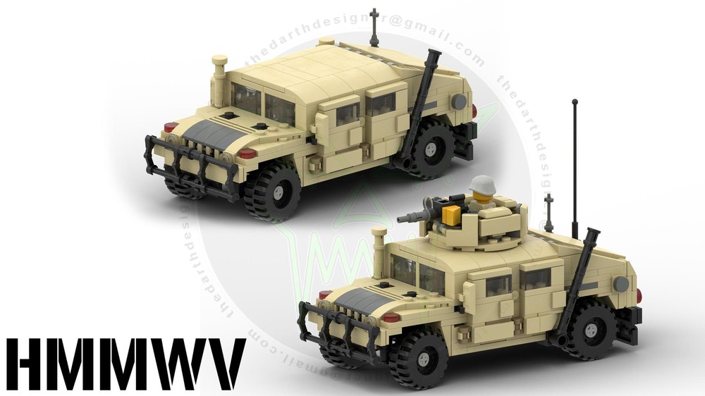 Lego HUMVEE (HMMWV) | 1:35 Scale
