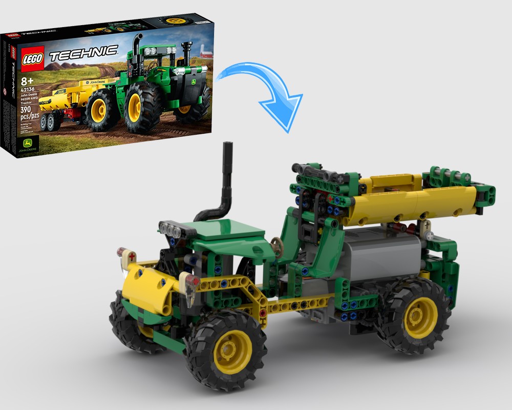 Lego John Deere Gator 42136 Modifications