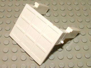 Lego Garage Door Solid Assembly - Hinge Pin on Counterweights (One Side)