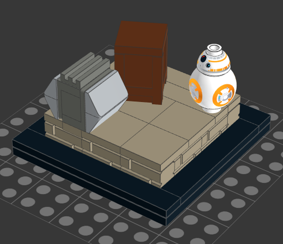 Lego BB escape display