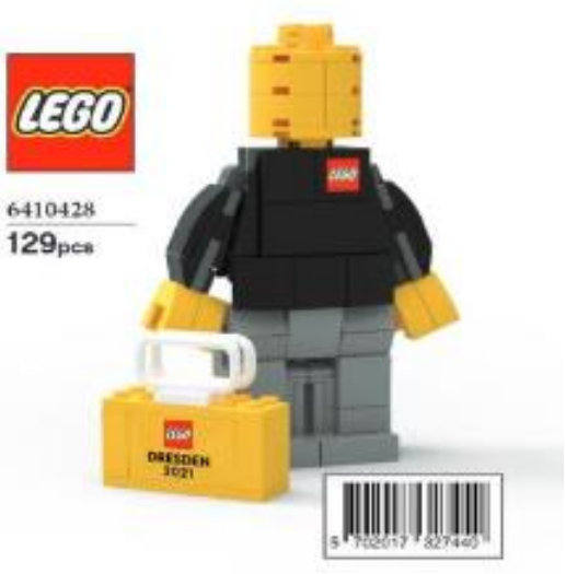 Lego Dresden Brand Store Opening Associate Figure