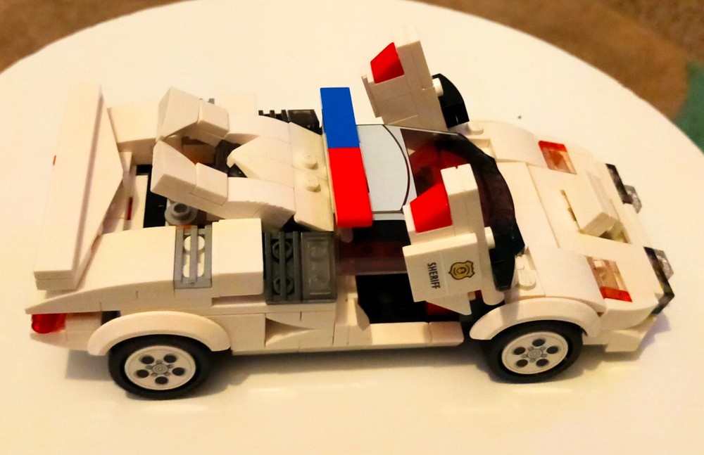 Lego 76908 - Countach All doors and Engine Mod