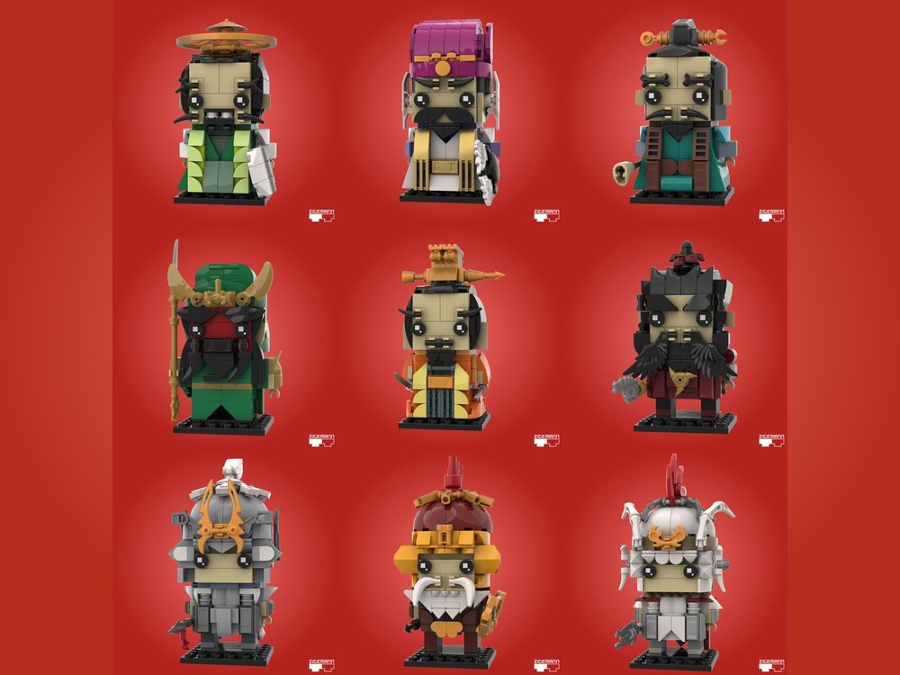 Lego ROMANCE OF THE THREE KINGDOMS - SHU bundle