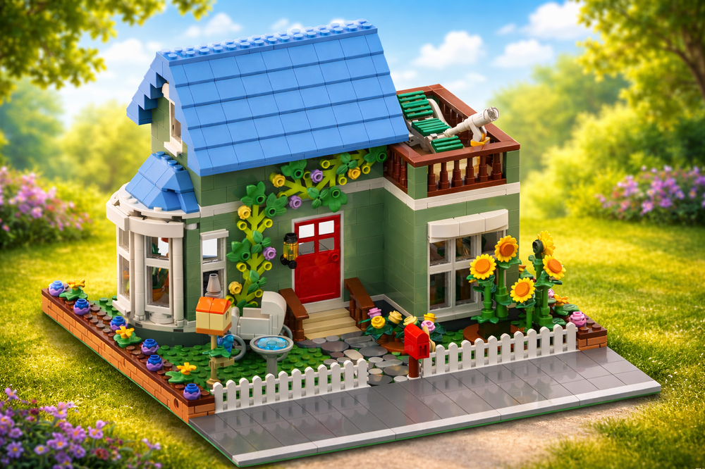 Lego Cozy Sunflower Cottage