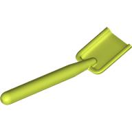 Lego Equipment Shovel [Rounded Handle End] / Medium Lime