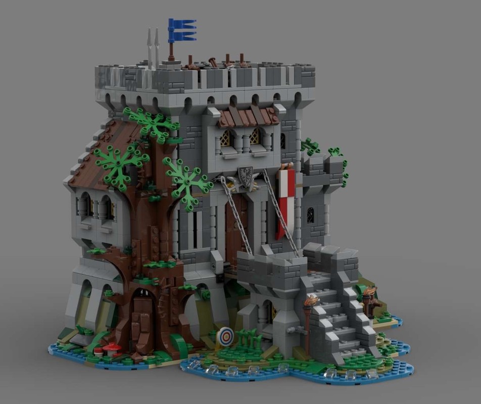 Lego Black Falcons' Forest Castle