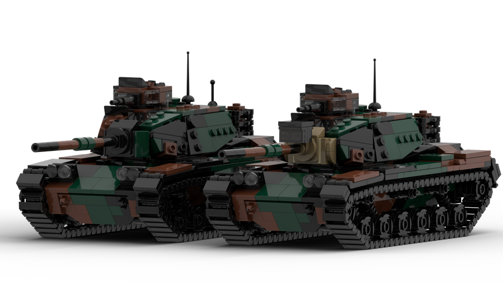 Lego M60A1 and M60A3 Woodland
