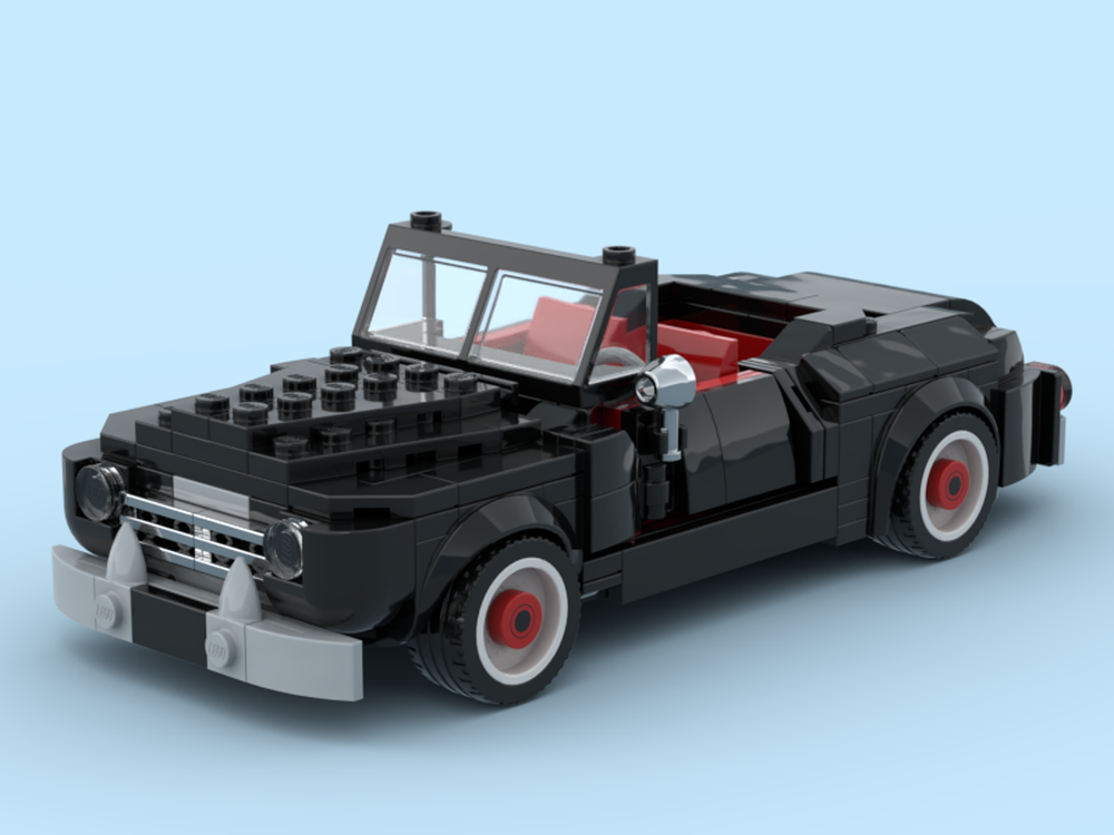 Lego 1946 Ford Super De Luxe Convertible - 8 Stud Wide