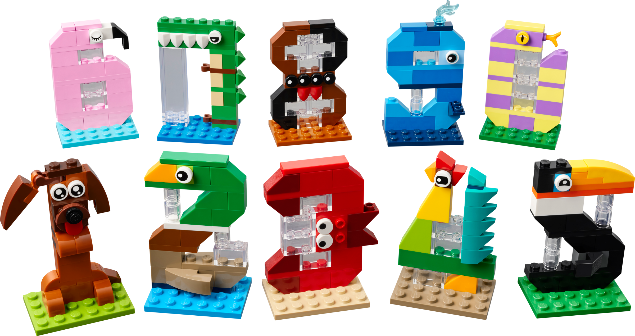 Lego Birthday Numbers
