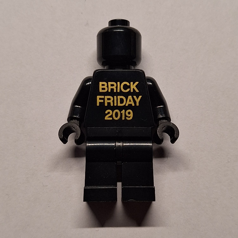 Lego Plain Black, 'BRICK FRIDAY 2019'