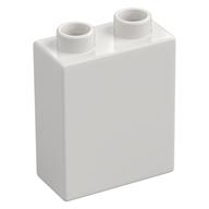 Lego Duplo Brick 1 x 2 x 2 with Bottom Tube / Dark Orange