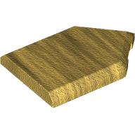 Lego Tile Special 2 x 3 Pentagonal / Pearl Gold
