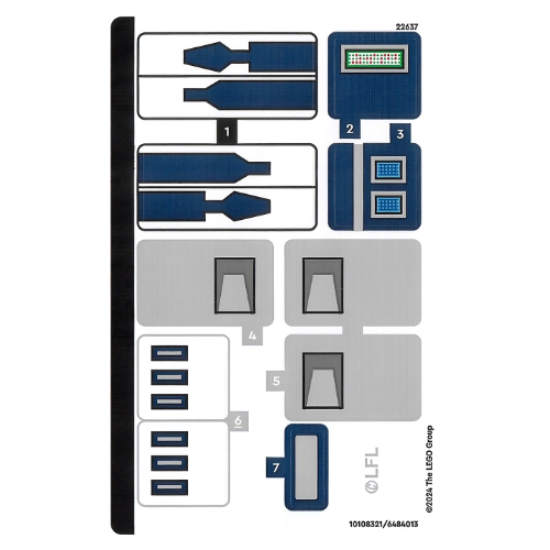 Lego Sticker Sheet for Set 75379-1