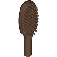 Lego Equipment Hairbrush Short Handle [10mm] / Brown