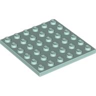 Lego Plate 6 x 6 / Aqua