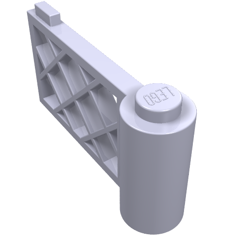 Lego Fence Gate 1 x 4 x 2 / Light Violet