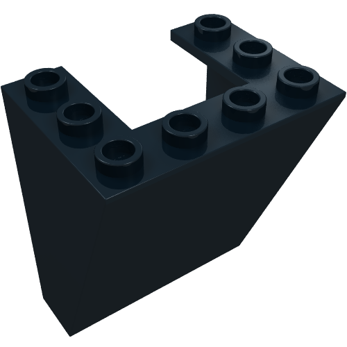 Lego Windscreen 3 x 4 x 4 Inverted / Black
