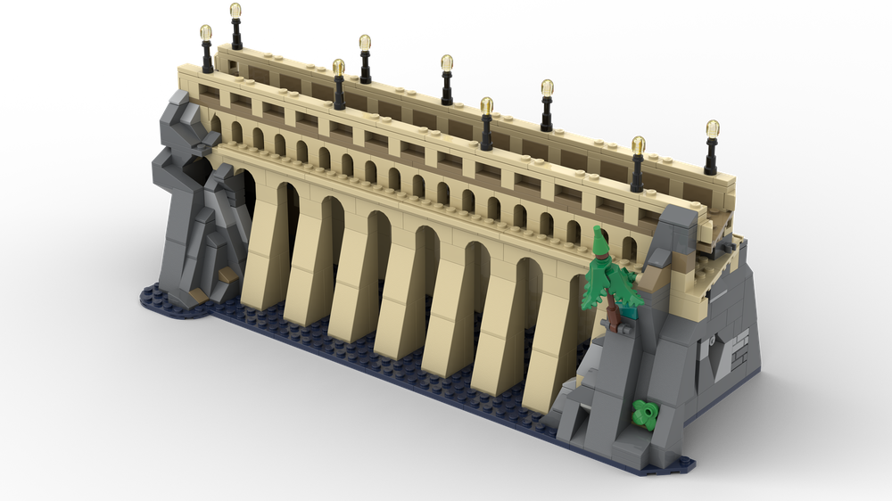 Lego HP Magic Castle Viaduct Bridge