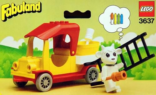 Lego Gertrude Goat's Painter's Truck