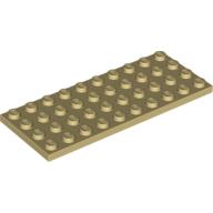 Lego Plate 4 x 10 / Tan