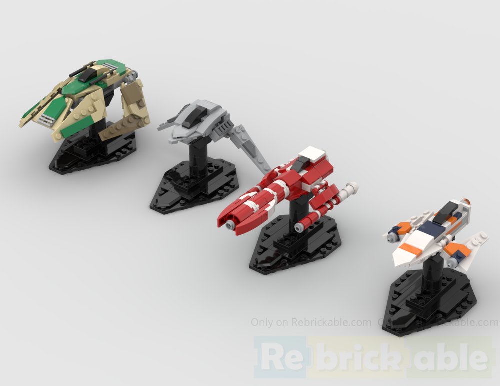 Lego Darklordofsword's mini-fighter squadron, First Wing
