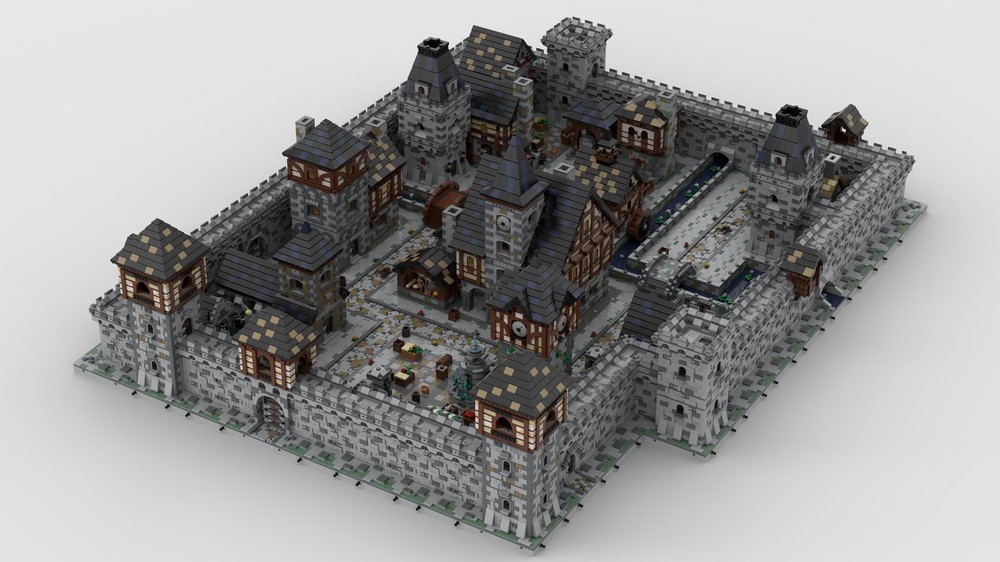 Lego Mini-Medieval-Modulars 52 - "Complete City"
